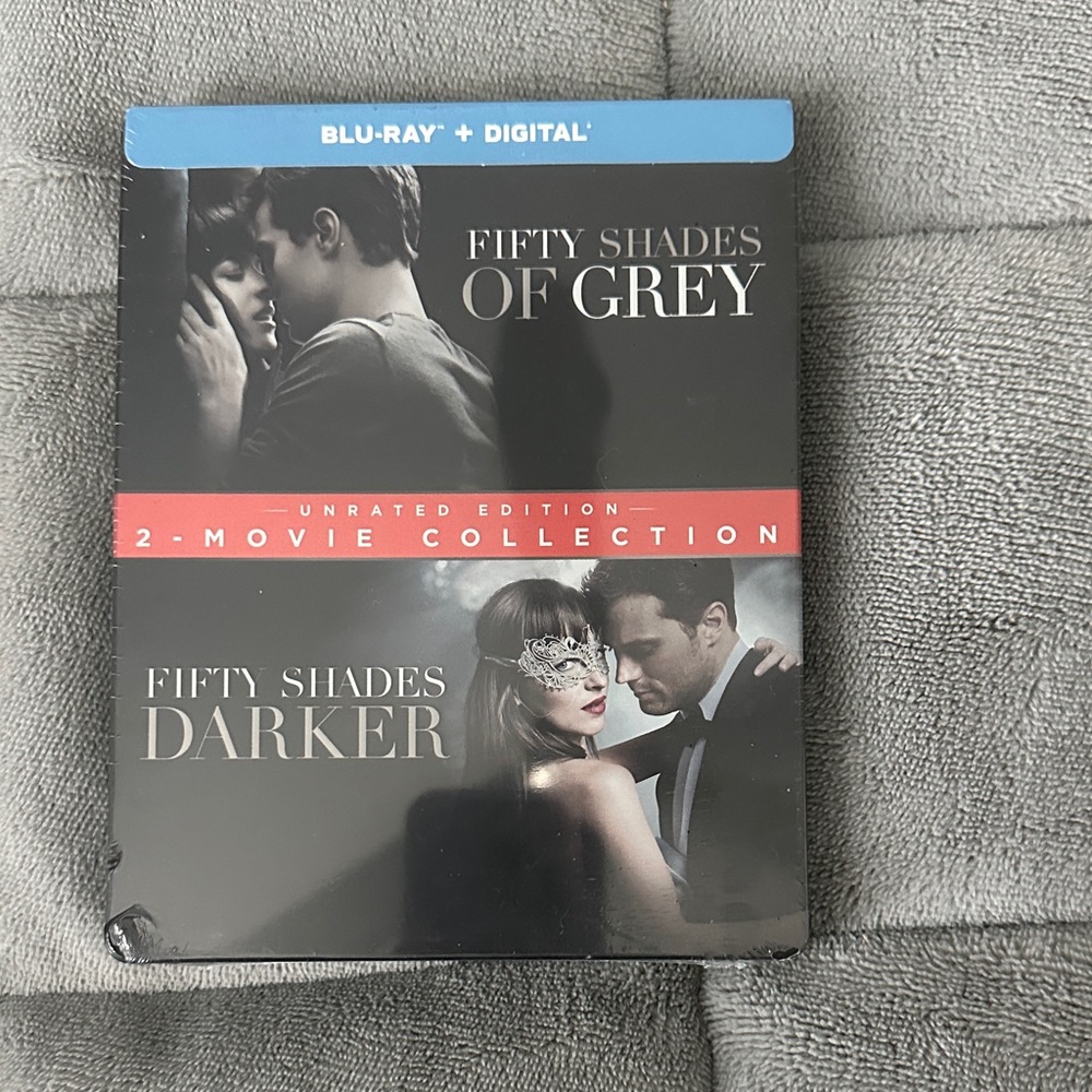 NWT Fifty Shades 2-Movie Steelbook Blu-ray